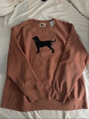 The Black Dog Men's Rust Crewneck